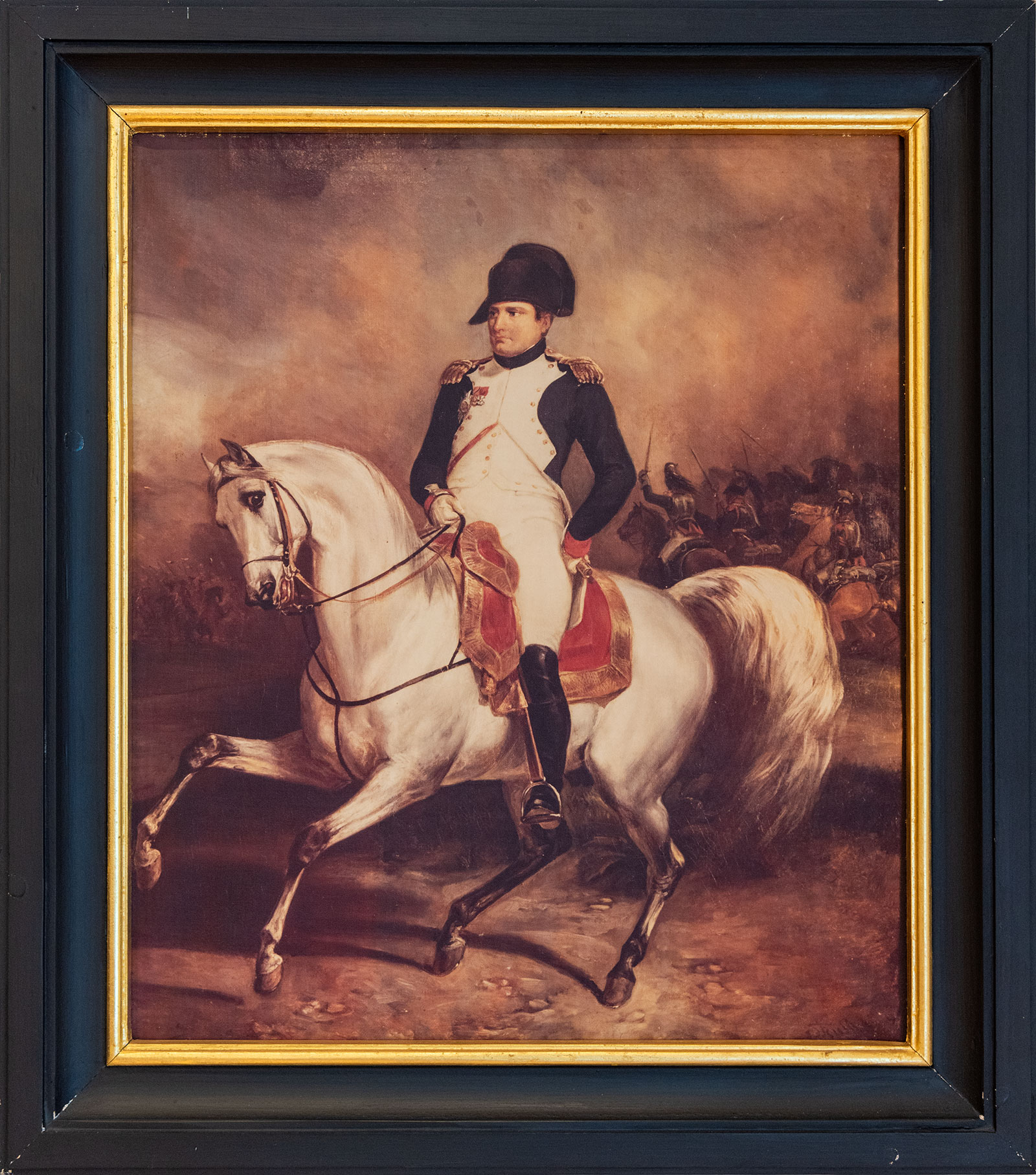 Kaiser Napoleon Bonaparte I., Kaiser der Franzosen, Gründer der Vereinigten Hospitien. Gemälde von S. Meister. Kaiser Napoleon Bonaparte I., Kaiser der Franzosen, Gründer der Vereinigten Hospitien. Gemälde von S. Meister.