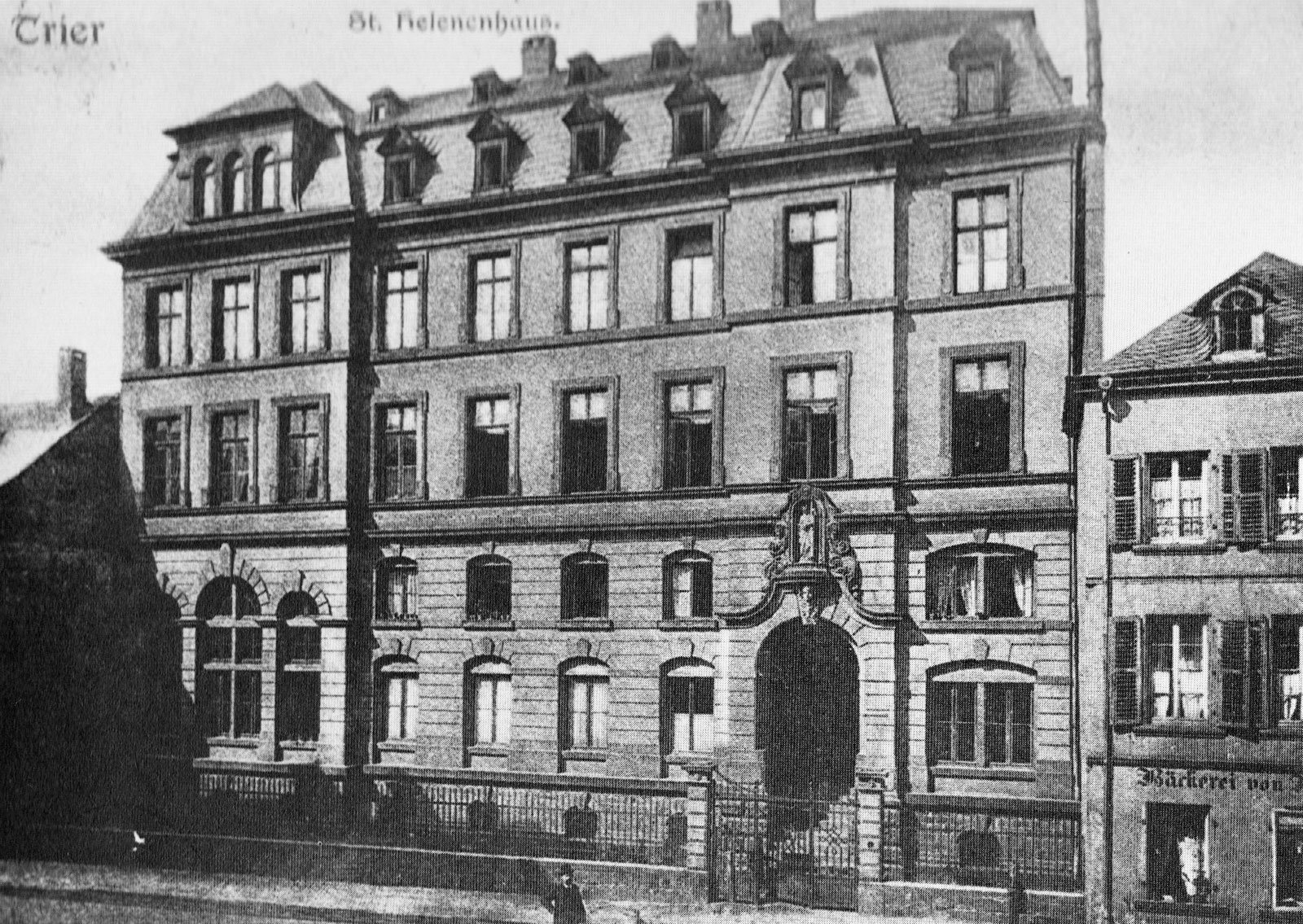 Das Helenenhaus etwa 1890